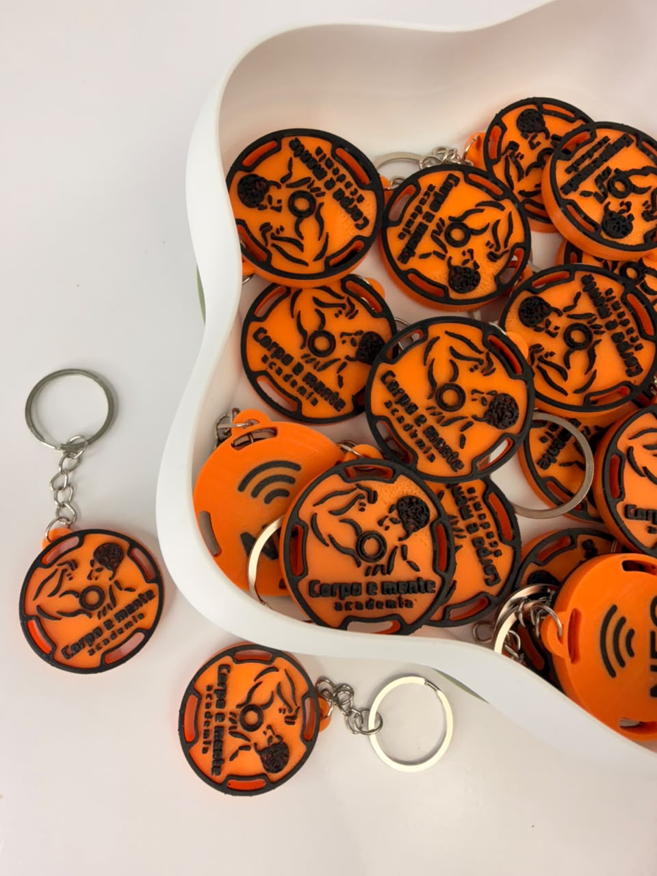 Chaveiro Anilha Personalizado com Tag NFC